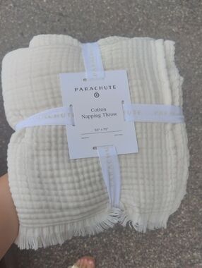 New!Y2K Cotton Napping Muslin Throw Retr Blanket Parchment Parachute For Target